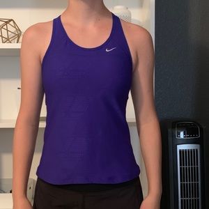 NIKE DRI-FIT TANK TOP WITH BUILT IN BRA
